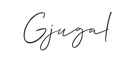Download transparent PNG signature for name Gjugal styled with Allison_Script font. Ready to paste directly into PDF and Word agreements. Gjugal signature style 2 images and pictures png