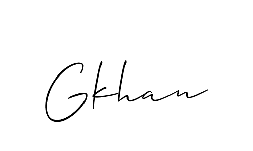 Similarly Allison_Script is the best handwritten signature design. Signature creator online .You can use it as an online autograph creator for name Gkhan. Gkhan signature style 2 images and pictures png