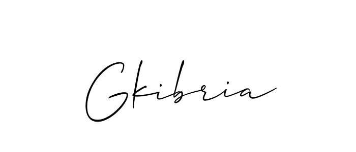 Gkibria stylish signature style. Best Handwritten Sign (Allison_Script) for my name. Handwritten Signature Collection Ideas for my name Gkibria. Gkibria signature style 2 images and pictures png