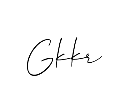 Similarly Allison_Script is the best handwritten signature design. Signature creator online .You can use it as an online autograph creator for name Gkkr. Gkkr signature style 2 images and pictures png