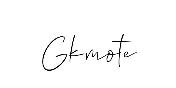 You should practise on your own different ways (Allison_Script) to write your name (Gkmote) in signature. don't let someone else do it for you. Gkmote signature style 2 images and pictures png
