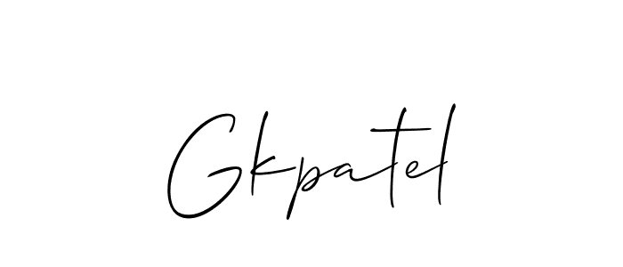 Make a beautiful signature design for name Gkpatel. Use this online signature maker to create a handwritten signature for free. Gkpatel signature style 2 images and pictures png