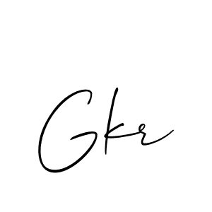 How to make Gkr name signature. Use Allison_Script style for creating short signs online. This is the latest handwritten sign. Gkr signature style 2 images and pictures png