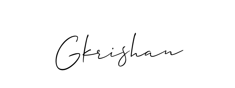 You can use this online signature creator to create a handwritten signature for the name Gkrishan. This is the best online autograph maker. Gkrishan signature style 2 images and pictures png