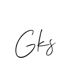 It looks lik you need a new signature style for name Gks. Design unique handwritten (Allison_Script) signature with our free signature maker in just a few clicks. Gks signature style 2 images and pictures png