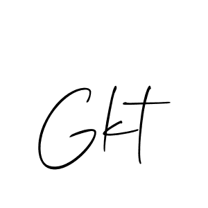 Gkt stylish signature style. Best Handwritten Sign (Allison_Script) for my name. Handwritten Signature Collection Ideas for my name Gkt. Gkt signature style 2 images and pictures png