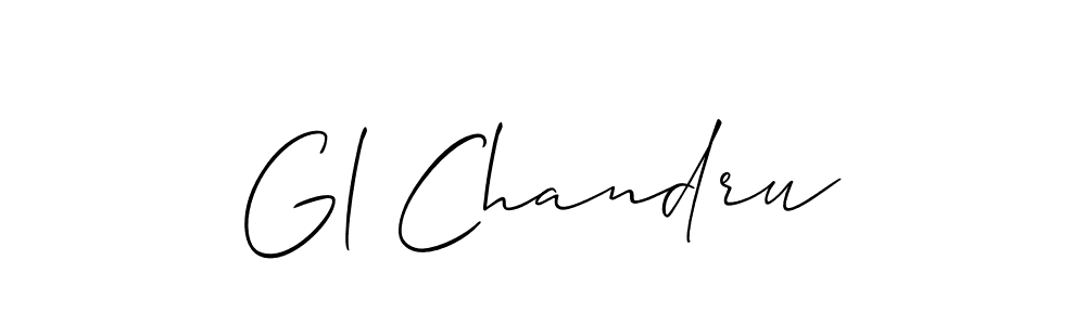 Also You can easily find your signature by using the search form. We will create Gl Chandru name handwritten signature images for you free of cost using Allison_Script sign style. Gl Chandru signature style 2 images and pictures png