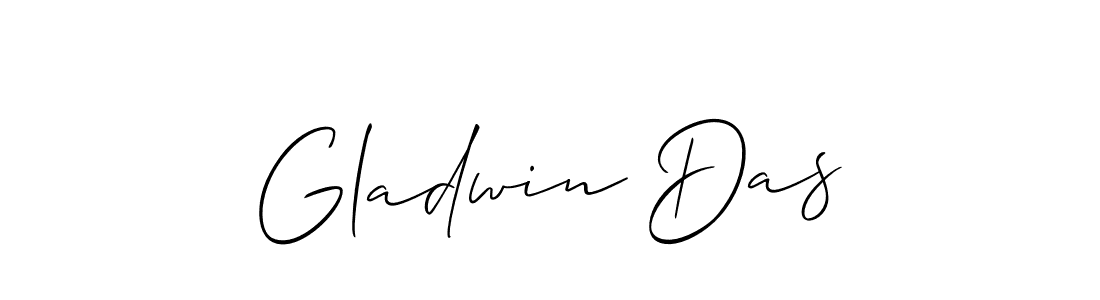 Also we have Gladwin Das name is the best signature style. Create professional handwritten signature collection using Allison_Script autograph style. Gladwin Das signature style 2 images and pictures png