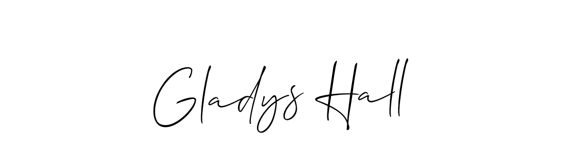 if you are searching for the best signature style for your name Gladys Hall. so please give up your signature search. here we have designed multiple signature styles  using Allison_Script. Gladys Hall signature style 2 images and pictures png