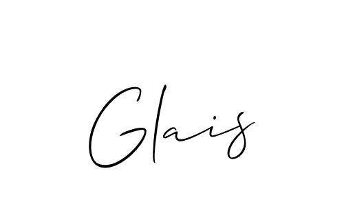 Create a beautiful signature design for name Glais. With this signature (Allison_Script) fonts, you can make a handwritten signature for free. Glais signature style 2 images and pictures png