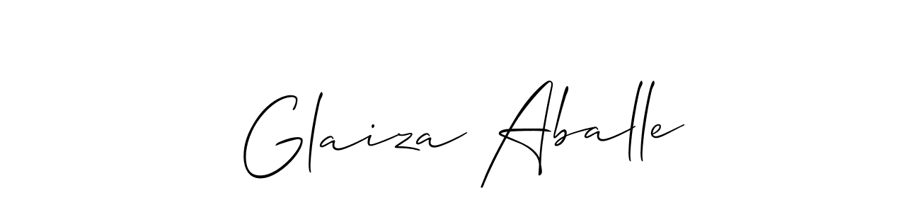 Here are the top 10 professional signature styles for the name Glaiza Aballe. These are the best autograph styles you can use for your name. Glaiza Aballe signature style 2 images and pictures png