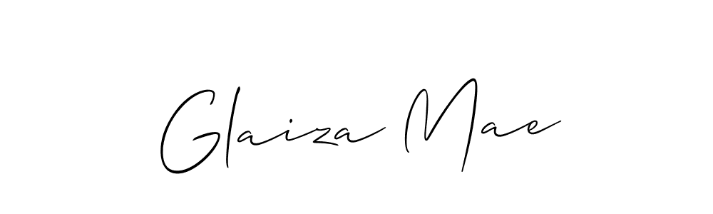 Make a beautiful signature design for name Glaiza Mae. With this signature (Allison_Script) style, you can create a handwritten signature for free. Glaiza Mae signature style 2 images and pictures png