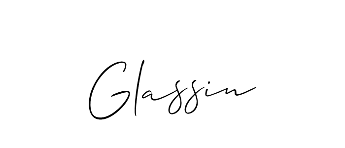 Make a beautiful signature design for name Glassin. Use this online signature maker to create a handwritten signature for free. Glassin signature style 2 images and pictures png