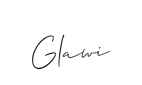 How to make Glawi name signature. Use Allison_Script style for creating short signs online. This is the latest handwritten sign. Glawi signature style 2 images and pictures png