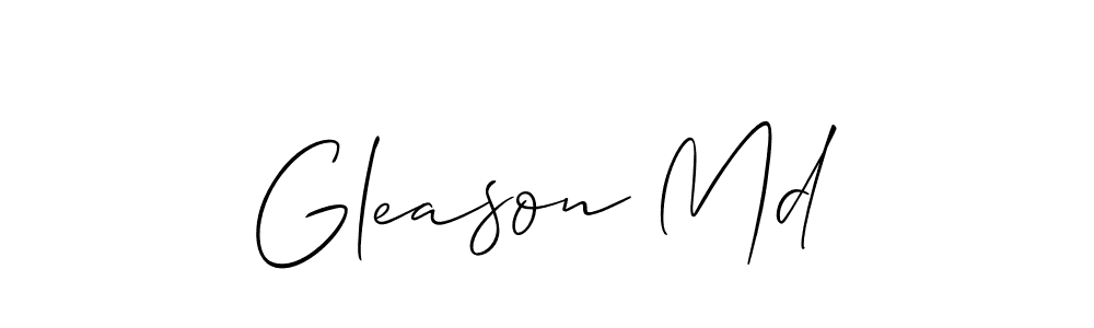 How to Draw Gleason Md signature style? Allison_Script is a latest design signature styles for name Gleason Md. Gleason Md signature style 2 images and pictures png