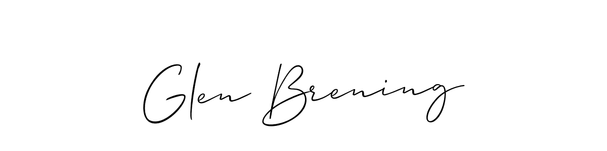 Similarly Allison_Script is the best handwritten signature design. Signature creator online .You can use it as an online autograph creator for name Glen Brening. Glen Brening signature style 2 images and pictures png