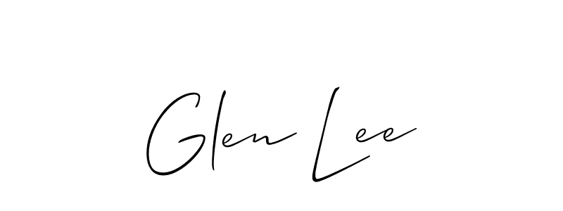 Check out images of Autograph of Glen Lee name. Actor Glen Lee Signature Style. Allison_Script is a professional sign style online. Glen Lee signature style 2 images and pictures png