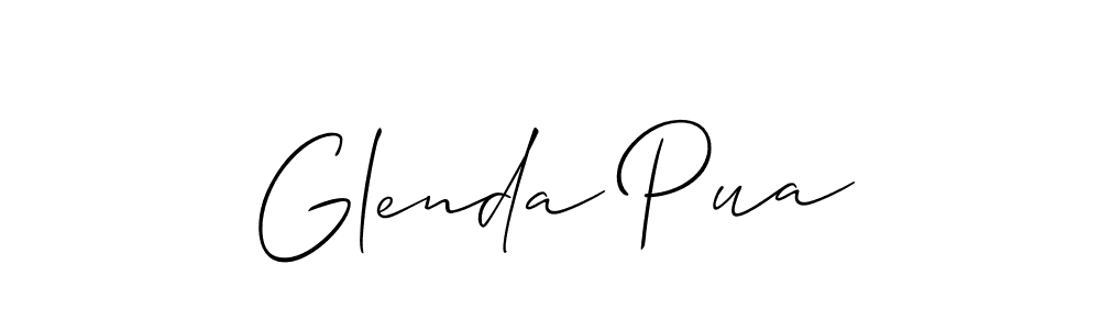 Check out images of Autograph of Glenda Pua name. Actor Glenda Pua Signature Style. Allison_Script is a professional sign style online. Glenda Pua signature style 2 images and pictures png