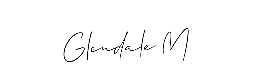 This is the best signature style for the Glendale M name. Also you like these signature font (Allison_Script). Mix name signature. Glendale M signature style 2 images and pictures png