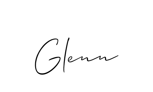 Best and Professional Signature Style for Glenn. Allison_Script Best Signature Style Collection. Glenn signature style 2 images and pictures png