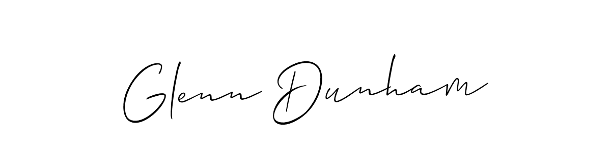 if you are searching for the best signature style for your name Glenn Dunham. so please give up your signature search. here we have designed multiple signature styles  using Allison_Script. Glenn Dunham signature style 2 images and pictures png