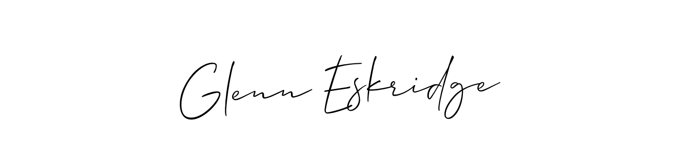 This is the best signature style for the Glenn Eskridge name. Also you like these signature font (Allison_Script). Mix name signature. Glenn Eskridge signature style 2 images and pictures png