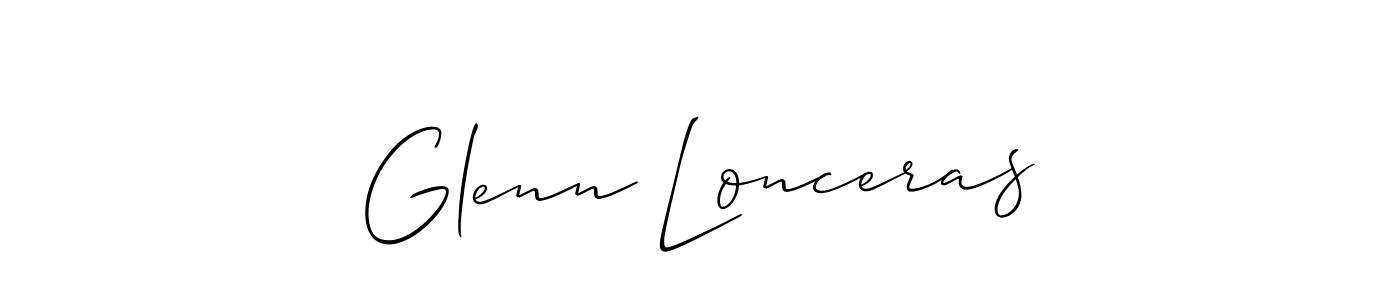 Once you've used our free online signature maker to create your best signature Allison_Script style, it's time to enjoy all of the benefits that Glenn Lonceras name signing documents. Glenn Lonceras signature style 2 images and pictures png