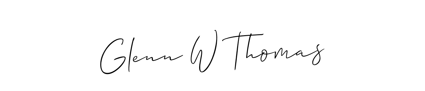 if you are searching for the best signature style for your name Glenn W Thomas. so please give up your signature search. here we have designed multiple signature styles  using Allison_Script. Glenn W Thomas signature style 2 images and pictures png