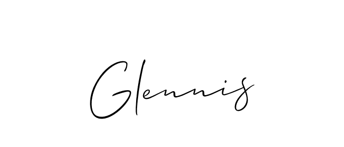 Once you've used our free online signature maker to create your best signature Allison_Script style, it's time to enjoy all of the benefits that Glennis name signing documents. Glennis signature style 2 images and pictures png