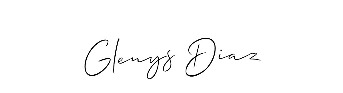 This is the best signature style for the Glenys Diaz name. Also you like these signature font (Allison_Script). Mix name signature. Glenys Diaz signature style 2 images and pictures png