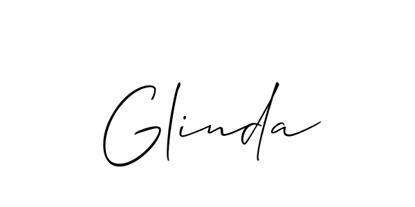 Create a beautiful signature design for name Glinda. With this signature (Allison_Script) fonts, you can make a handwritten signature for free. Glinda signature style 2 images and pictures png