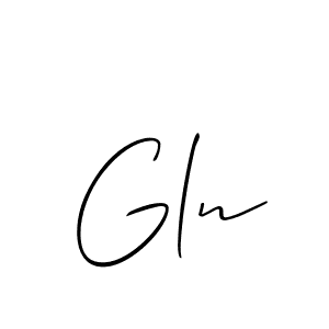 if you are searching for the best signature style for your name Gln. so please give up your signature search. here we have designed multiple signature styles  using Allison_Script. Gln signature style 2 images and pictures png