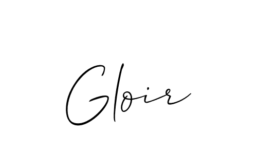 The best way (Allison_Script) to make a short signature is to pick only two or three words in your name. The name Gloir include a total of six letters. For converting this name. Gloir signature style 2 images and pictures png