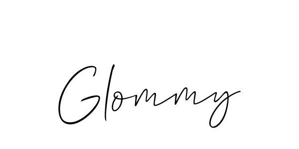 You can use this online signature creator to create a handwritten signature for the name Glommy. This is the best online autograph maker. Glommy signature style 2 images and pictures png