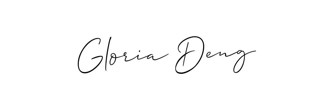 Here are the top 10 professional signature styles for the name Gloria Deng. These are the best autograph styles you can use for your name. Gloria Deng signature style 2 images and pictures png