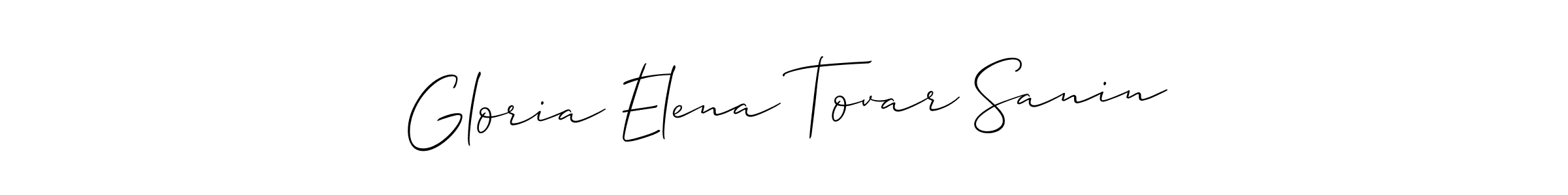 You can use this online signature creator to create a handwritten signature for the name Gloria Elena Tovar Sanin. This is the best online autograph maker. Gloria Elena Tovar Sanin signature style 2 images and pictures png