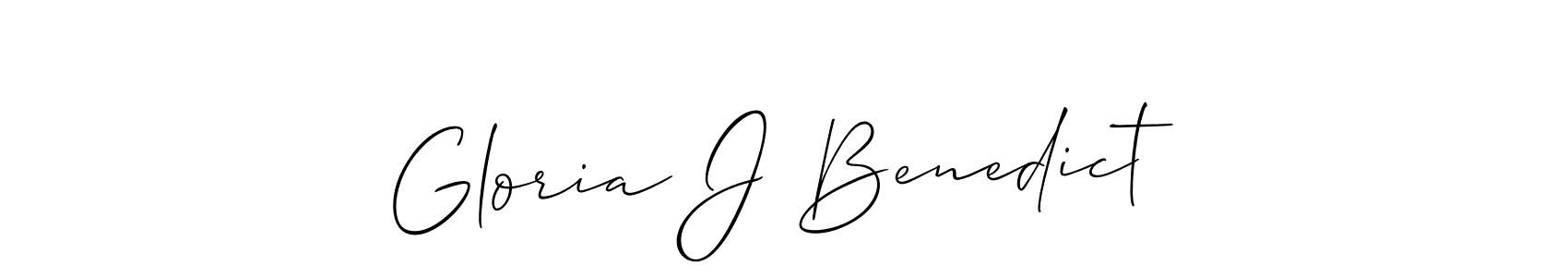 Make a short Gloria J Benedict signature style. Manage your documents anywhere anytime using Allison_Script. Create and add eSignatures, submit forms, share and send files easily. Gloria J Benedict signature style 2 images and pictures png