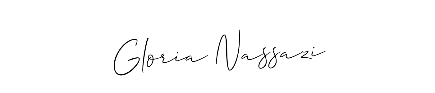 You can use this online signature creator to create a handwritten signature for the name Gloria Nassazi. This is the best online autograph maker. Gloria Nassazi signature style 2 images and pictures png