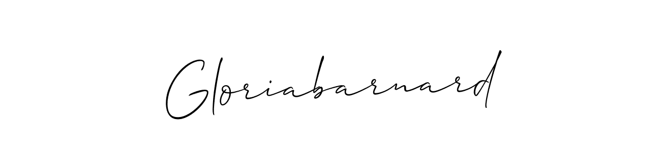 Also we have Gloriabarnard name is the best signature style. Create professional handwritten signature collection using Allison_Script autograph style. Gloriabarnard signature style 2 images and pictures png