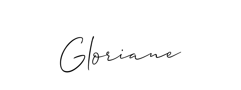 Allison_Script is a professional signature style that is perfect for those who want to add a touch of class to their signature. It is also a great choice for those who want to make their signature more unique. Get Gloriane name to fancy signature for free. Gloriane signature style 2 images and pictures png