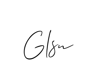 Glsn stylish signature style. Best Handwritten Sign (Allison_Script) for my name. Handwritten Signature Collection Ideas for my name Glsn. Glsn signature style 2 images and pictures png