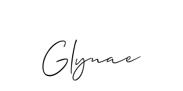 Glynae stylish signature style. Best Handwritten Sign (Allison_Script) for my name. Handwritten Signature Collection Ideas for my name Glynae. Glynae signature style 2 images and pictures png