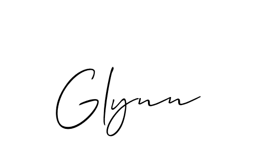 Create a beautiful signature design for name Glynn. With this signature (Allison_Script) fonts, you can make a handwritten signature for free. Glynn signature style 2 images and pictures png