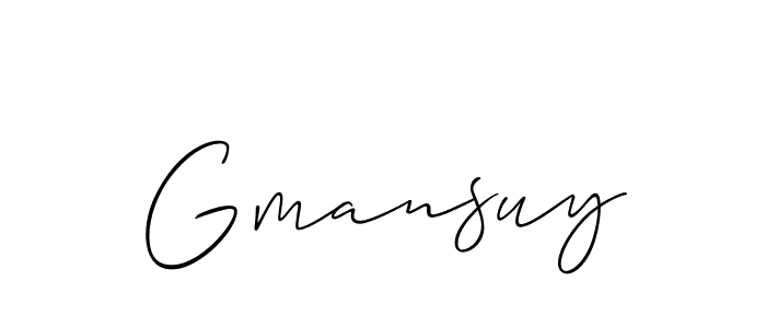 Check out images of Autograph of Gmansuy name. Actor Gmansuy Signature Style. Allison_Script is a professional sign style online. Gmansuy signature style 2 images and pictures png