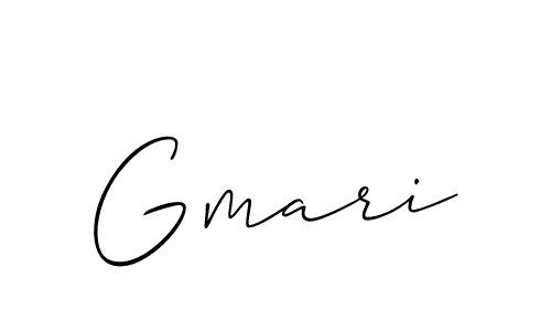 How to Draw Gmari signature style? Allison_Script is a latest design signature styles for name Gmari. Gmari signature style 2 images and pictures png