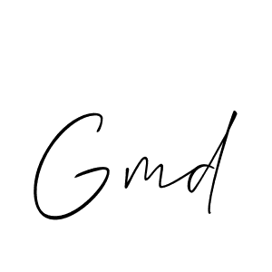 Also we have Gmd name is the best signature style. Create professional handwritten signature collection using Allison_Script autograph style. Gmd signature style 2 images and pictures png