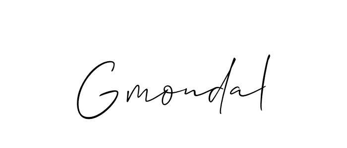 Make a short Gmondal signature style. Manage your documents anywhere anytime using Allison_Script. Create and add eSignatures, submit forms, share and send files easily. Gmondal signature style 2 images and pictures png