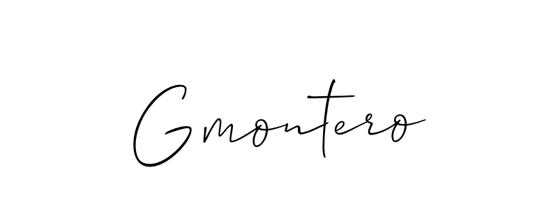 Make a beautiful signature design for name Gmontero. Use this online signature maker to create a handwritten signature for free. Gmontero signature style 2 images and pictures png