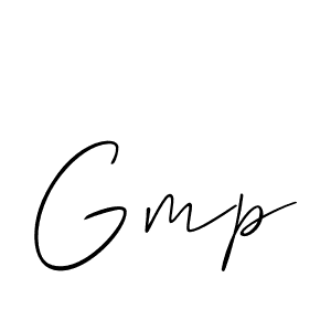 You should practise on your own different ways (Allison_Script) to write your name (Gmp) in signature. don't let someone else do it for you. Gmp signature style 2 images and pictures png