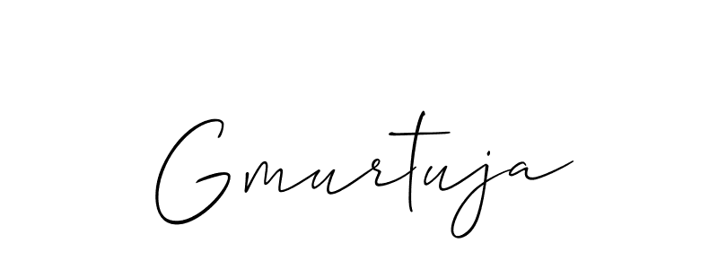 Make a short Gmurtuja signature style. Manage your documents anywhere anytime using Allison_Script. Create and add eSignatures, submit forms, share and send files easily. Gmurtuja signature style 2 images and pictures png